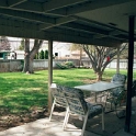 USA ID Boise 7011WAshland EXT Rear Porch 2001MAR30 001  Ain't nothing like sitting on the back porch and blowing the froth off a couple of sherbets. : 2001, 7011 West Ashland, Americas, Boise, Idaho, March, North America, Porch, USA